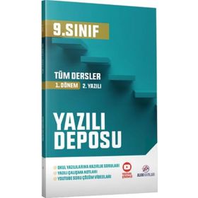 9. Sınıf 1. ve 2. Dönem Tüm Dersler Yazılı Deposu Yazılı - Alan Yayınları