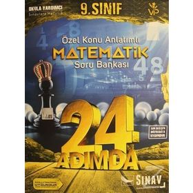 9. Sınıf 24 Adımda Özel Konu Anlatımlı Biyoloji Soru Bankası Sınav Yayınları