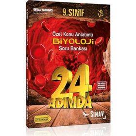 9. Sınıf 24 Adımda Özel Konu Anlatımlı Biyoloji Soru Bankası Sınav Yayınları