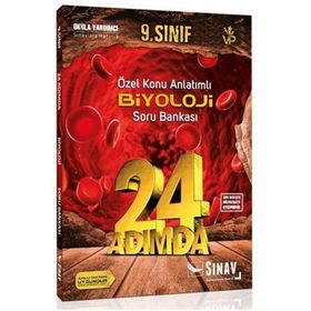 9. Sınıf 24 Adımda Özel Konu Anlatımlı Biyoloji Soru Bankası Sınav Yayınları