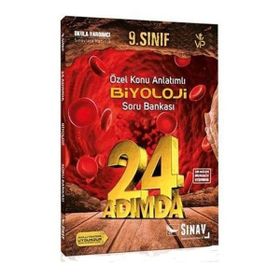 9. Sınıf 24 Adımda Özel Konu Anlatımlı Biyoloji Soru Bankası Sınav Yayınları