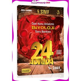 9. Sınıf 24 Adımda Özel Konu Anlatımlı Biyoloji Soru Bankası Sınav Yayınları