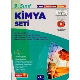 9.Sınıf Anadolu Kimya Seti 2019-20 - Çap Yayınları