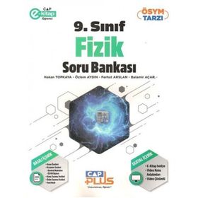 9. Sınıf Anadolu Lisesi Fizik Plus Soru Bankası - Çap Yayınları