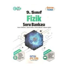 9. Sınıf Anadolu Lisesi Fizik Plus Soru Bankası - Çap Yayınları