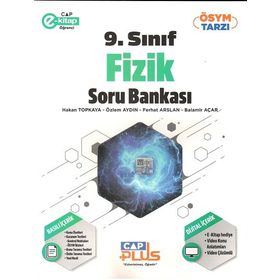 9. Sınıf Anadolu Lisesi Fizik Plus Soru Bankası - Çap Yayınları