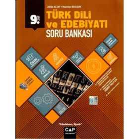 9. Sınıf Anadolu Lisesi Türk Dili ve Edebiyatı Soru Bankası Çap Yayınları