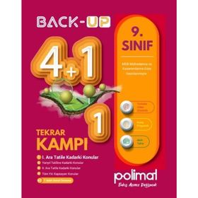 9. Sınıf Back Up 4+1 Kamp Kitabı Polimat Yayınları