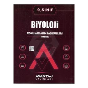 9.Sınıf Biyoloji Konu Anlatım Fasikülleri-Avantaj Yayınları