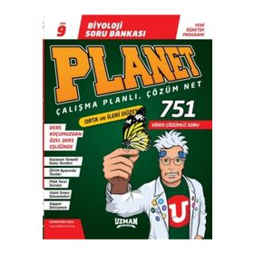 9. Sınıf Biyoloji Planet Orta ve İleri Düzey Soru Bankası-Uzman Yayınları