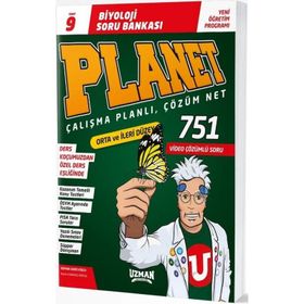 9. Sınıf Biyoloji Planet Orta ve İleri Düzey Soru Bankası-Uzman Yayınları