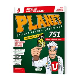 9. Sınıf Biyoloji Planet Orta ve İleri Düzey Soru Bankası-Uzman Yayınları