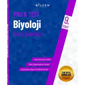 9.Sınıf Biyoloji Soru Bankası Bilfen Yayınları