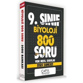9. Sınıf Biyoloji Soru Bankası-Çapa Yayınları