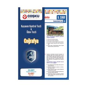 9. SINIF COĞRAFYA 20 ADET KKT & 16 ADET ÖT - KOMISYON