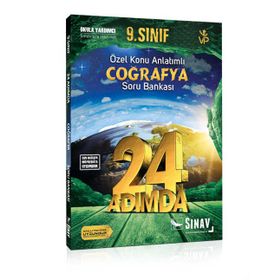 9. Sınıf Coğrafya 24 Adımda Özel Konu Anlatımlı Soru Bankası / Kollektif / Sınav Dergisi Yayınları