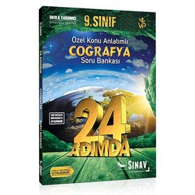 9. Sınıf Coğrafya 24 Adımda Özel Konu Anlatımlı Soru Bankası / Kollektif / Sınav Dergisi Yayınları