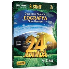 9. Sınıf Coğrafya 24 Adımda Özel Konu Anlatımlı Soru Bankası / Kollektif / Sınav Dergisi Yayınları