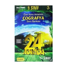 9. Sınıf Coğrafya 24 Adımda Özel Konu Anlatımlı Soru Bankası / Kollektif / Sınav Dergisi Yayınları