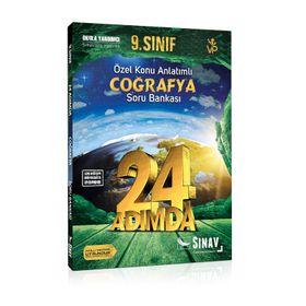 9. Sınıf Coğrafya 24 Adımda Özel Konu Anlatımlı Soru Bankası / Kollektif / Sınav Dergisi Yayınları