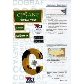 9. Sınıf Coğrafya Çek Kopart Yaprak Test - kollektif