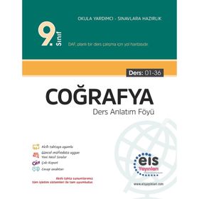 9. Sınıf Coğrafya Daf Ders Anlatım Föyleri 1 - 36 Eis Yayınları