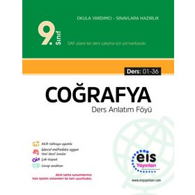 9. Sınıf Coğrafya Daf Ders Anlatım Föyleri 1 - 36 Eis Yayınları