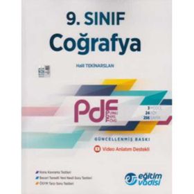 9. Sınıf Coğrafya Güncel Pdf Planlı Ders Föyü Eğitim Vadisi Yayınları