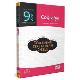 9. Sınıf Coğrafya Öğretmenin Ders Notları Hızlı - Editör Yayınları