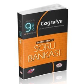 9. Sınıf Coğrafya Özel Lezzetli Soru Bankası - Editör