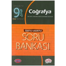 9. Sınıf Coğrafya Özel Lezzetli Soru Bankası - Editör