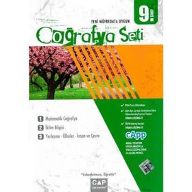 9. Sınıf Coğrafya Seti Çap Yayınları