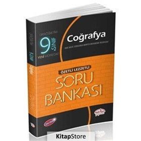 9. Sınıf Coğrafya Soru Bankası Özetli Lezzetli / Kollektif / Editör Yayınları
