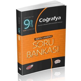 9. Sınıf Coğrafya Soru Bankası Özetli Lezzetli / Kollektif / Editör Yayınları