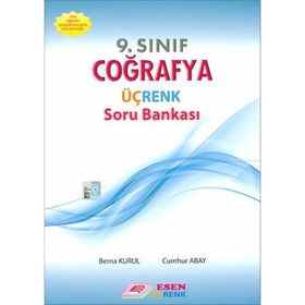 9. Sınıf Coğrafya Üç Renk Soru Bankası Esen Yayınları