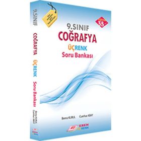 9. Sınıf Coğrafya Üç Renk Soru Bankası Esen Yayınları