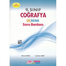 9. Sınıf Coğrafya Üç Renk Soru Bankası Esen Yayınları