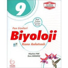 9. Sınıf Fen Liseleri Biyoloji Konu Anlatımlı - Palme Yayınları