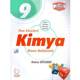 9.Sınıf Fen Liseleri Kimya Konu Anlatımlı Palme Yayınları