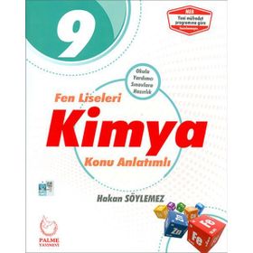 9.Sınıf Fen Liseleri Kimya Konu Anlatımlı Palme Yayınları