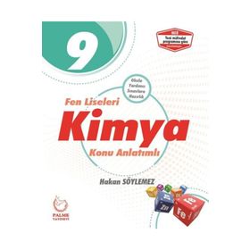 9.Sınıf Fen Liseleri Kimya Konu Anlatımlı Palme Yayınları