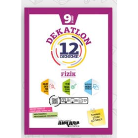 9. Sınıf Fizik Dekatlon Video Çözümlü 12 Deneme - Ankara Yayınları