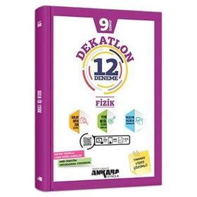 9. Sınıf Fizik Dekatlon Video Çözümlü 12 Deneme - Ankara Yayınları