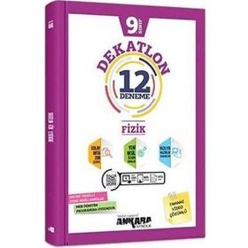 9. Sınıf Fizik Dekatlon Video Çözümlü 12 Deneme - Ankara Yayınları
