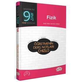 9. Sınıf Fizik Öğretmenin Ders Notları Editör Yayınları