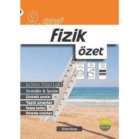 9. Sınıf Fizik Özet-Pano Yayınları