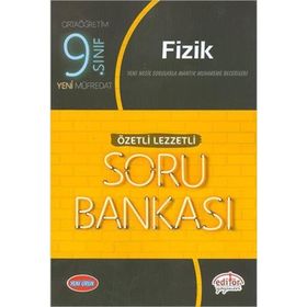 9. Sınıf Fizik Soru Bankası Özetli Lezzetli Editör Yayınları