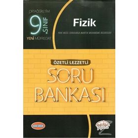 9. Sınıf Fizik Soru Bankası Özetli Lezzetli Editör Yayınları