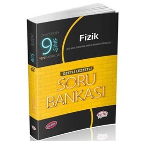 9. Sınıf Fizik Soru Bankası Özetli Lezzetli Editör Yayınları
