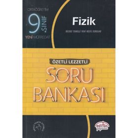 9. Sınıf Fizik Soru Bankası Özetli Lezzetli Editör Yayınları